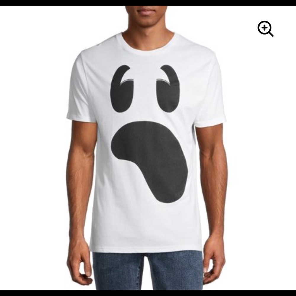 NWT HALLOWEEN  SPOOKY GHOST MENS T-SHIRT